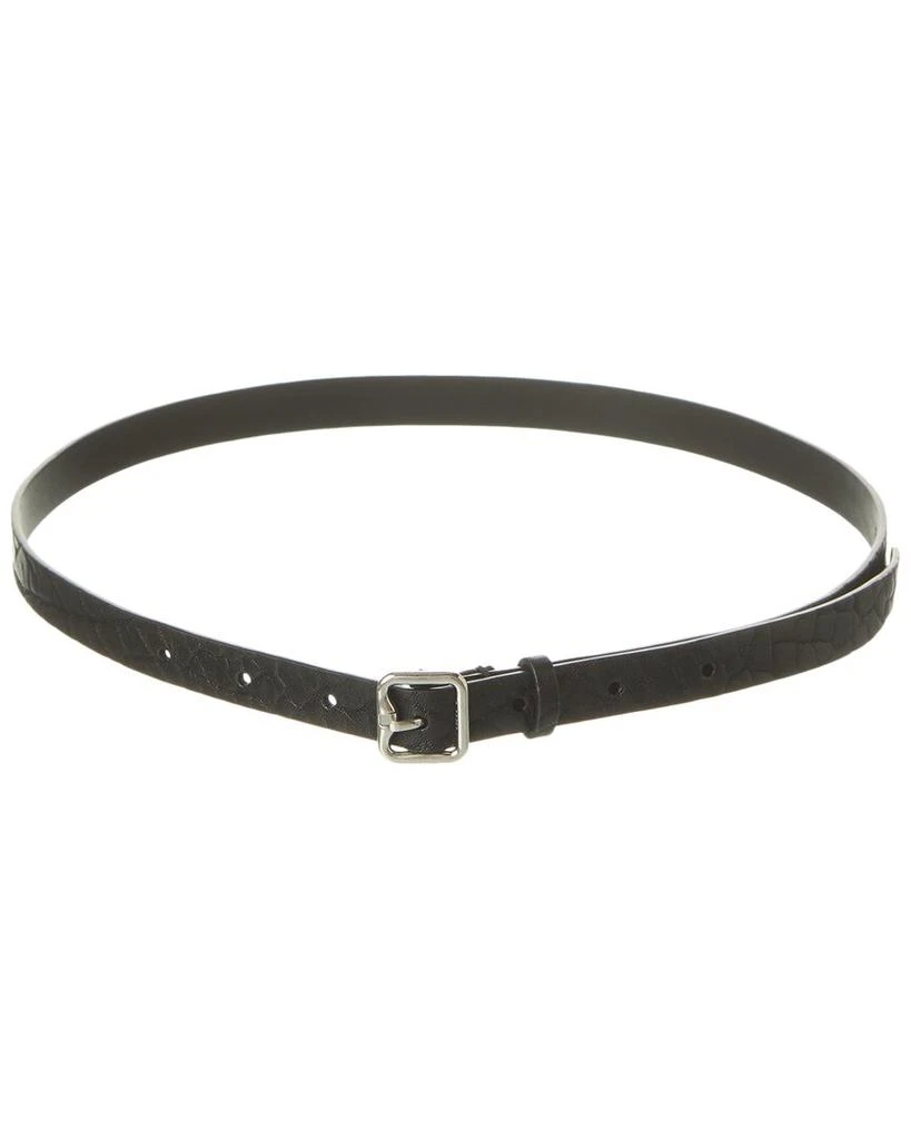 Burberry B Logo Leather Belt 1