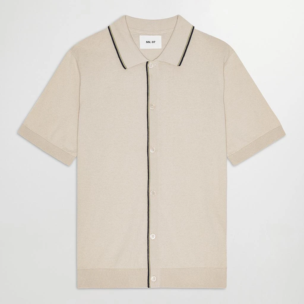 NN07 Nolan Cotton-Knit Polo Shirt 3