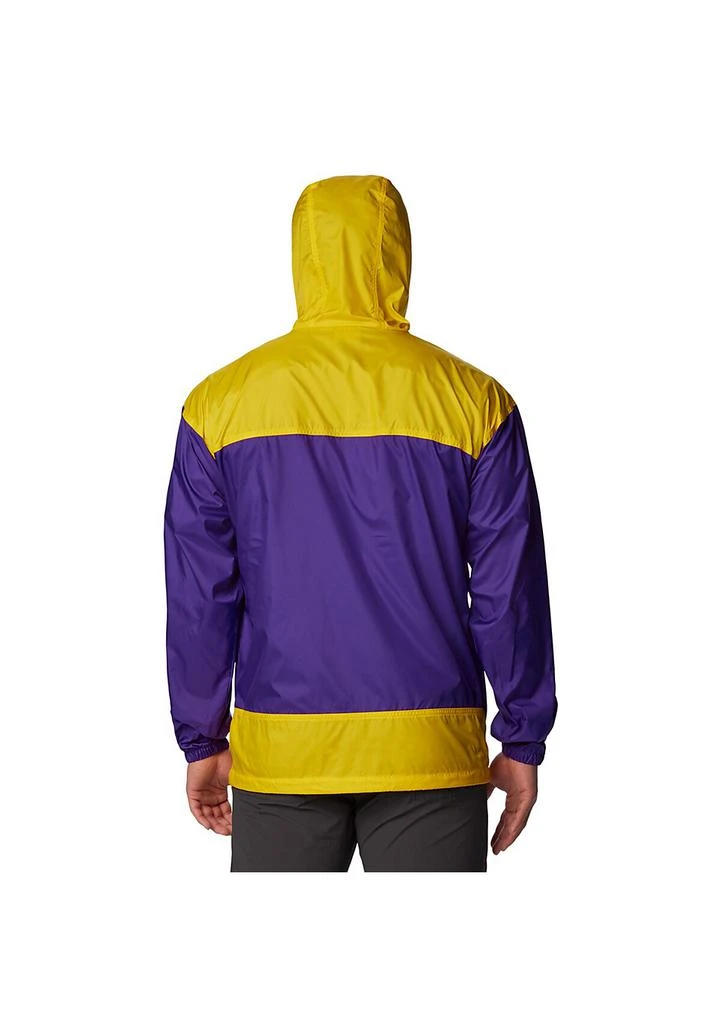 Columbia NCAA LSU Tigers Flash Challenger Omni-Shade Full-Zip Windbreaker Hoodie Jacket 3