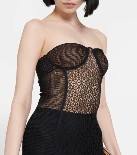 Khaite Liv fringed maxi dress 4