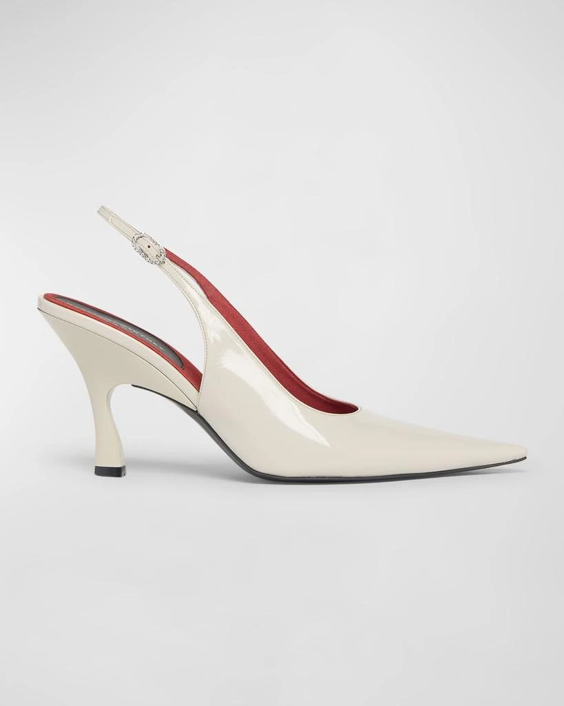 Stella McCartney Elsa Vegan Leather Slingback Pumps 1