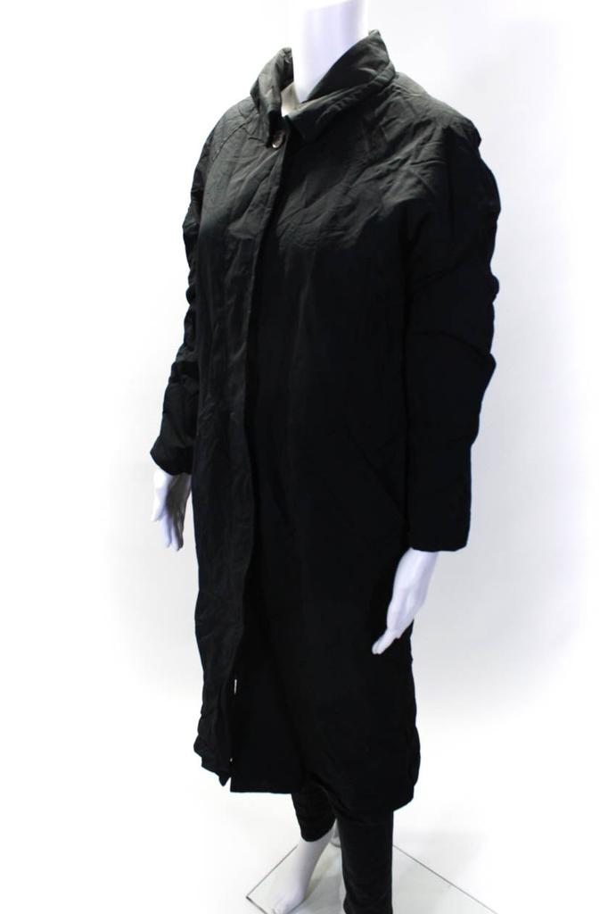 Everlane Womens The ReNew Mac Coat  Black
