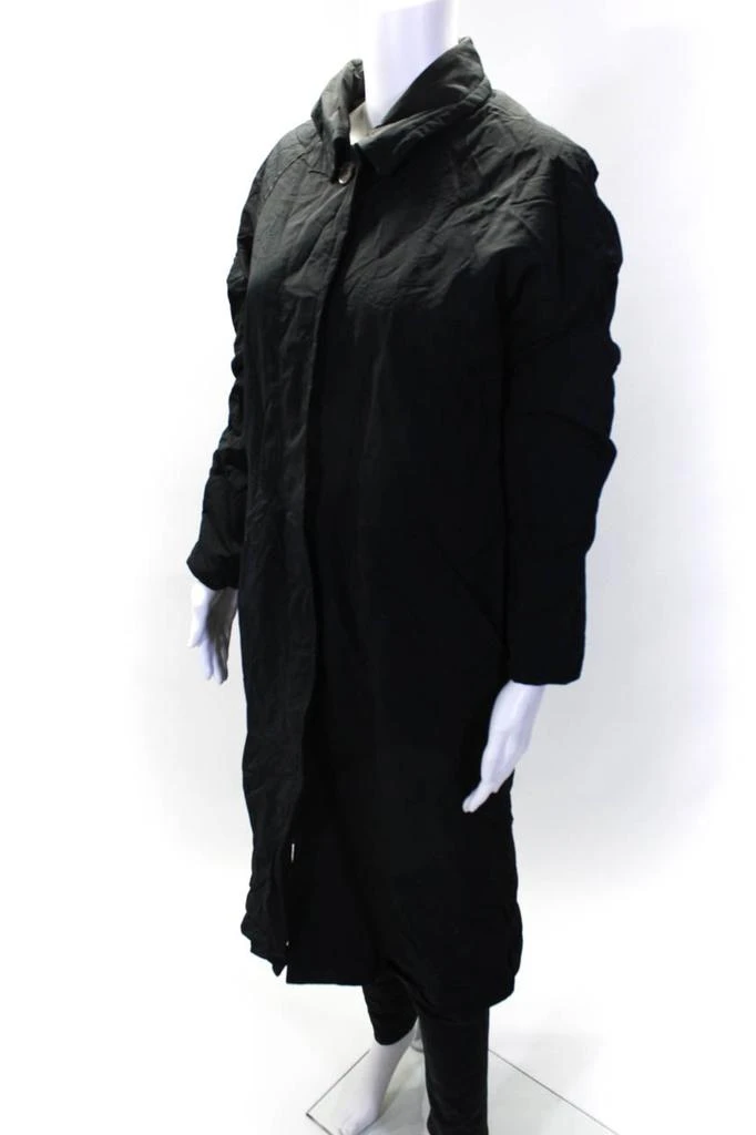 Everlane Womens The ReNew Mac Coat  Black 2