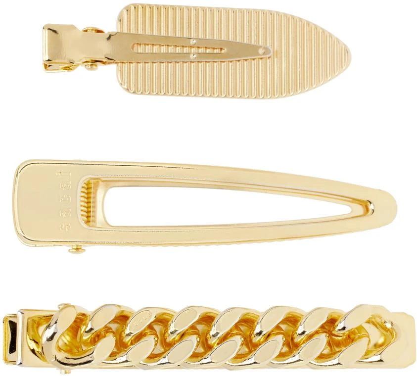Sacai Gold Hair Clip Set 1