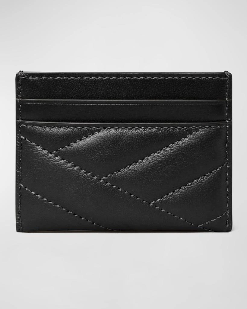 Tory Burch Kira Chevron-Quilted Card Case 5