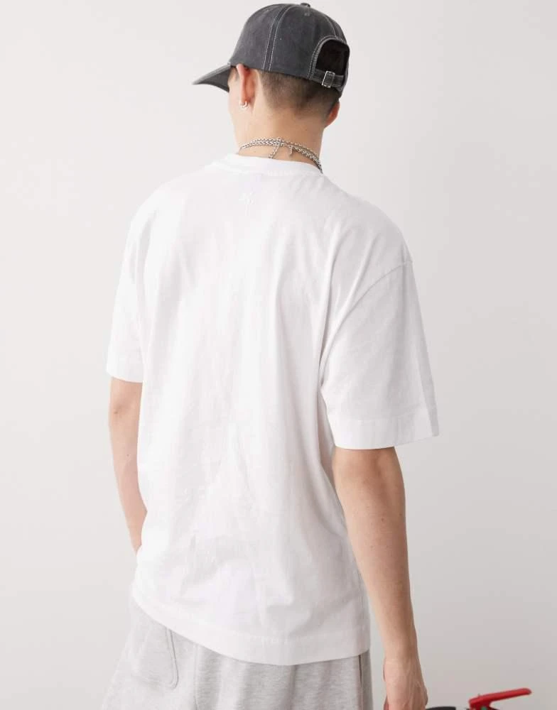 COLLUSION COLLUSION t-shirt in white 4