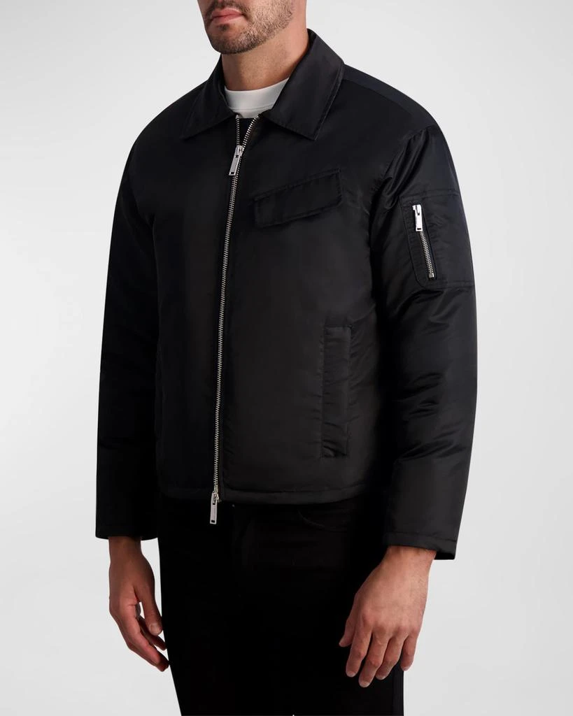 Karl Lagerfeld Paris Men's Cropped Down Shirt Jacket 1