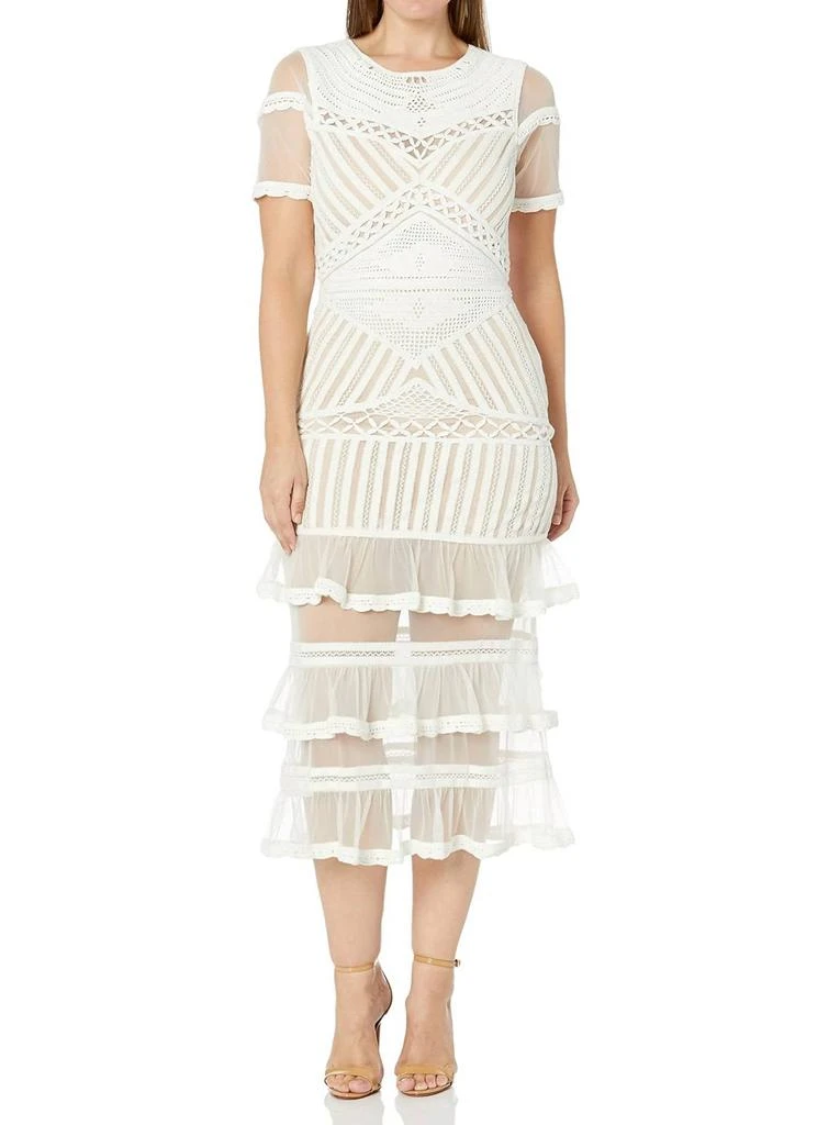 nicole miller beaded dress Nicole Miller Black Sequin-Embellished Bodycon Dress
