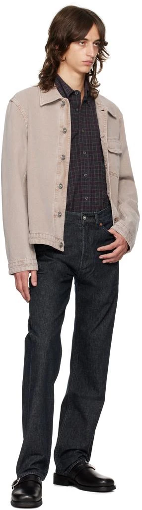 Our Legacy Purple & Gray Borrowed BD Shirt 5
