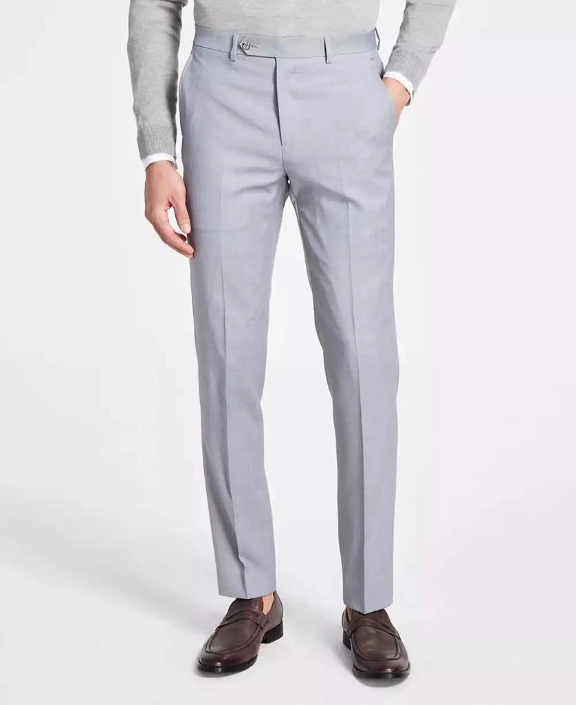 Bar III Men's Skinny-Fit Sharkskin Suit Pants, Created for Macy's 2