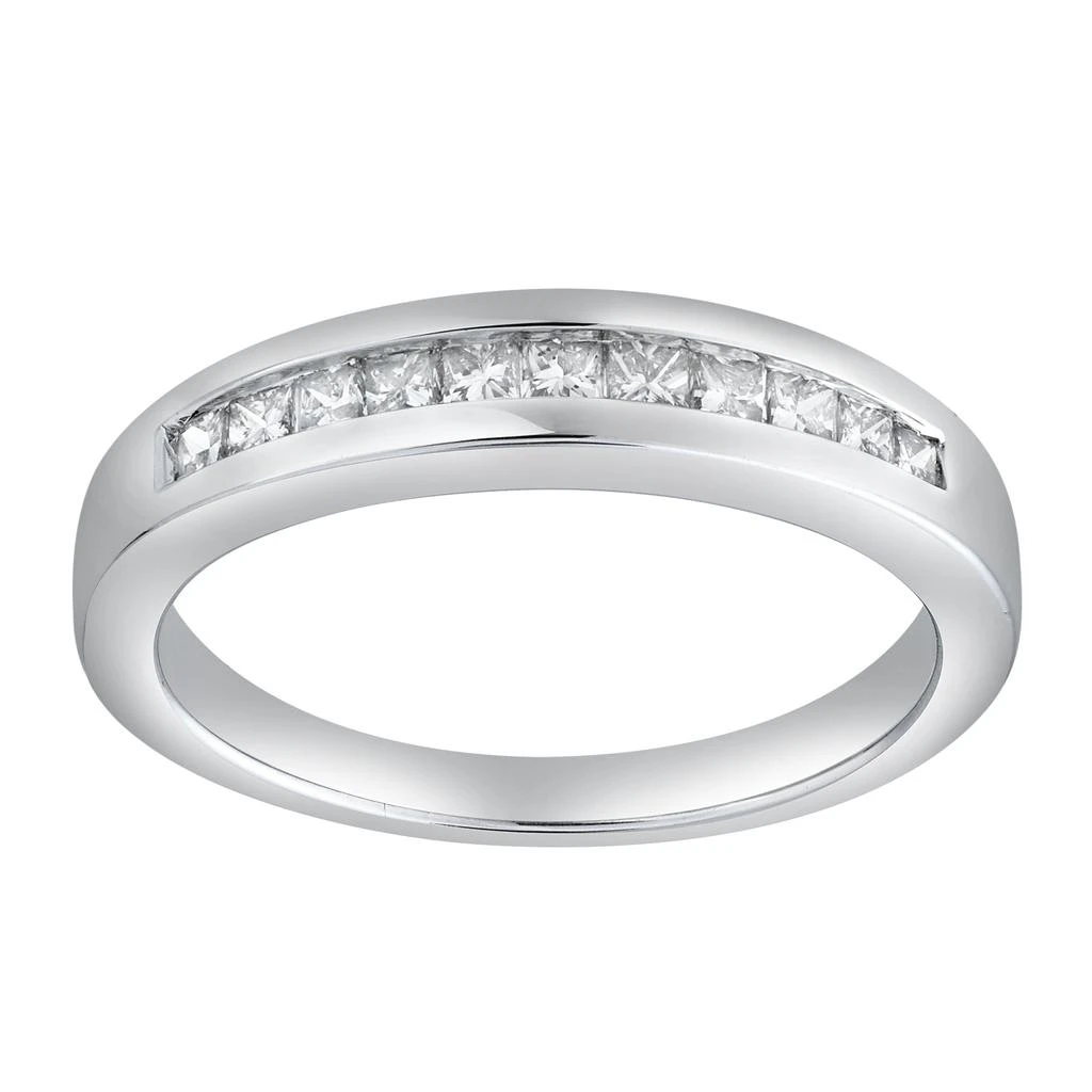 LuvMyJewelry Velisse 0.60 Ct 10K Gold Diamond Band