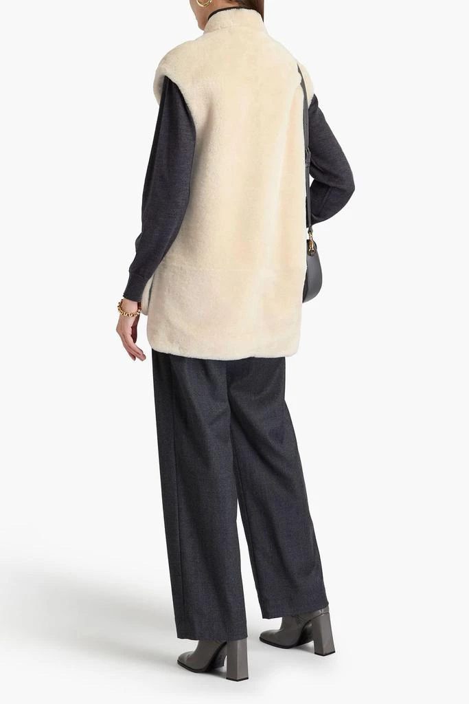 Karl Donoghue Shearling vest 3