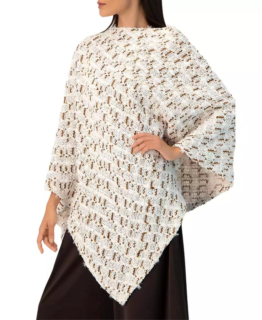 Ivonne Women
s Knitted Poncho Sweater 4