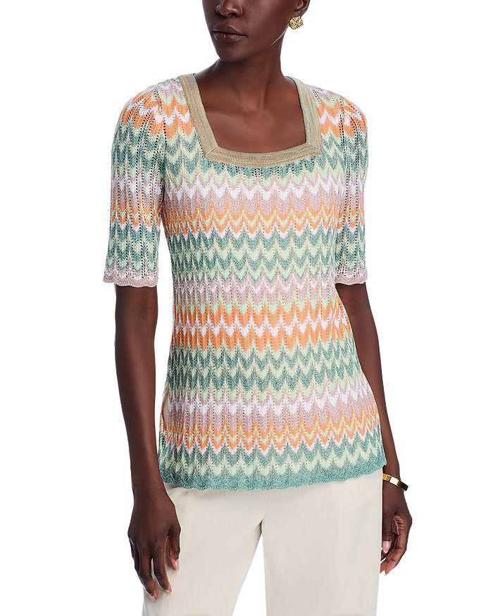 Misook Square Neck Tunic