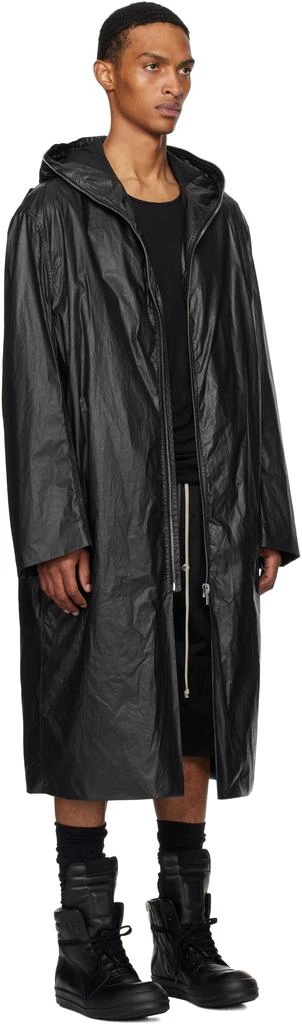 Rick Owens Black Concordians Mac Coat 2