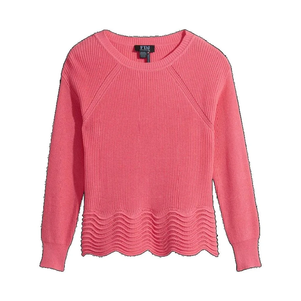 FDJ Fdj - Scalloped Hem Crewneck Sweater 4