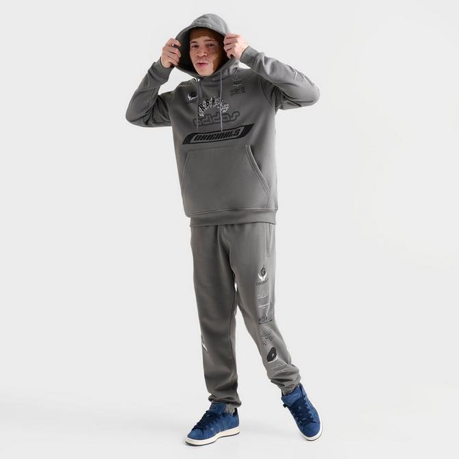 Men's adidas Originals Trefoil Essentials Moto Fleece Pullover