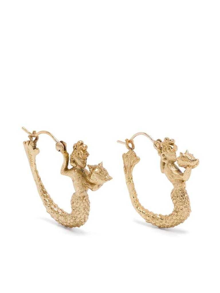 ALÉMAIS Alémais Encanto Merman Hoop Earrings Gold Accessories