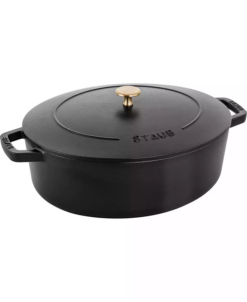 Staub Cast Iron 6.25qt Wide Oval Dutch Oven 1