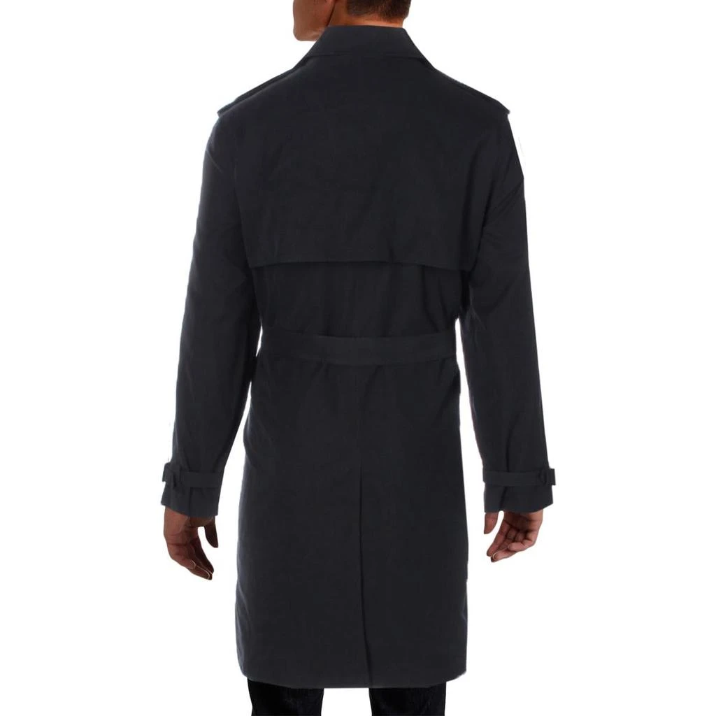 London Fog Plymouth Mens Twill Double Breasted Trench Coat 3