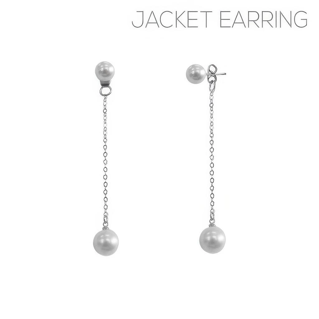 TRUEDAMES Pearl Jacket Earrings 1