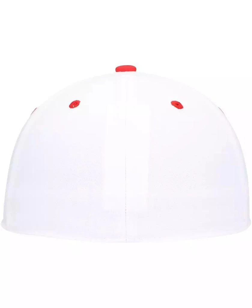 Adidas Men's White Indiana Hoosiers On-Field Baseball Fitted Hat 5