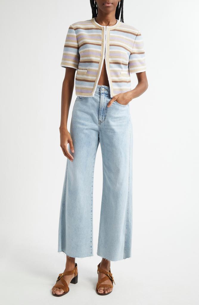 VERONICA BEARD Wyatt Stripe Cardigan