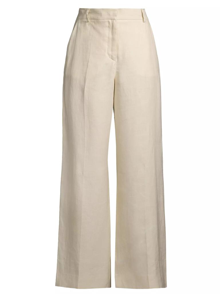 Weekend Max Mara Malizia Linen Wide-Leg Trousers