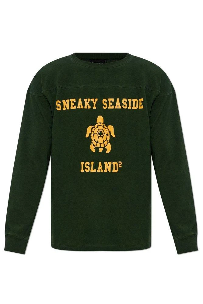 DSQUARED2 Dsquared2 Long Sleeve Print T-Shirt