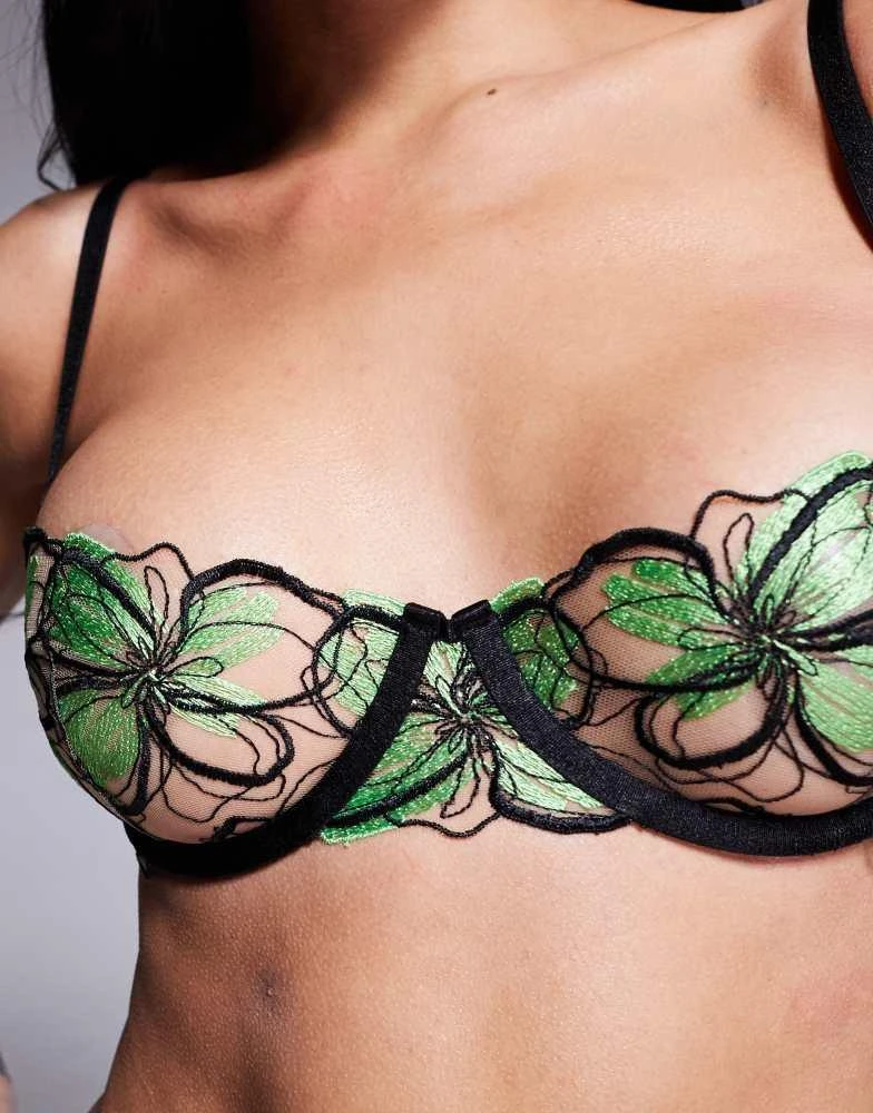 BLUEBELLA Bluebella Odette bra in green 2
