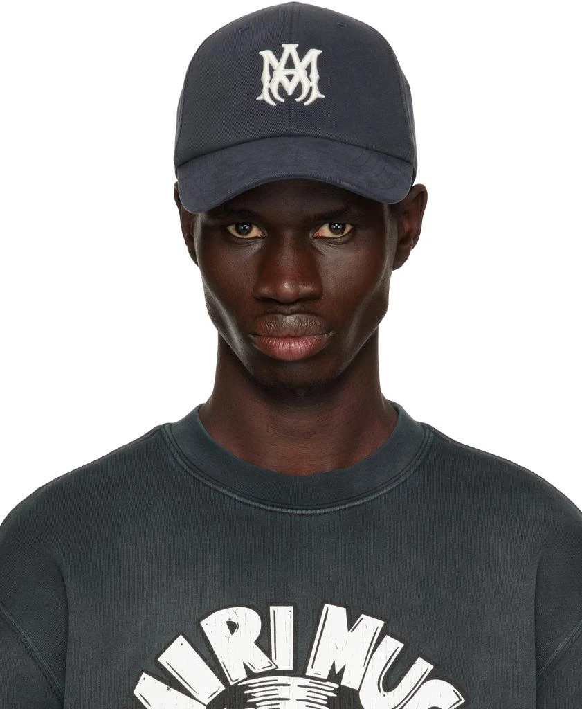 AMIRI Navy Canvas 'MA' Cap 1