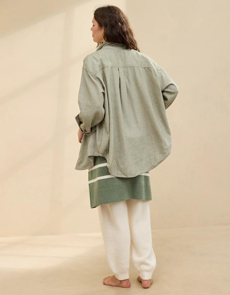 Aerie Aerie Anytime Fave Twill Shirt