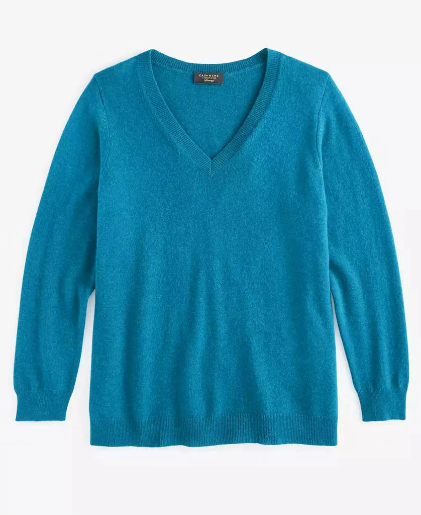 Charter Club 100% Cashmere Women's V-Neck Long-Sleeve Sweater, PXS-3X, Macy's Exclusive 3