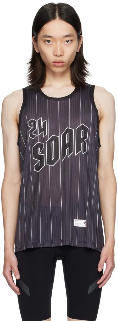 Soar Running Black American Race Tank Top 1