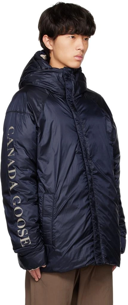 Canada Goose Tan & Navy Legacy Reversible Down Jacket 5