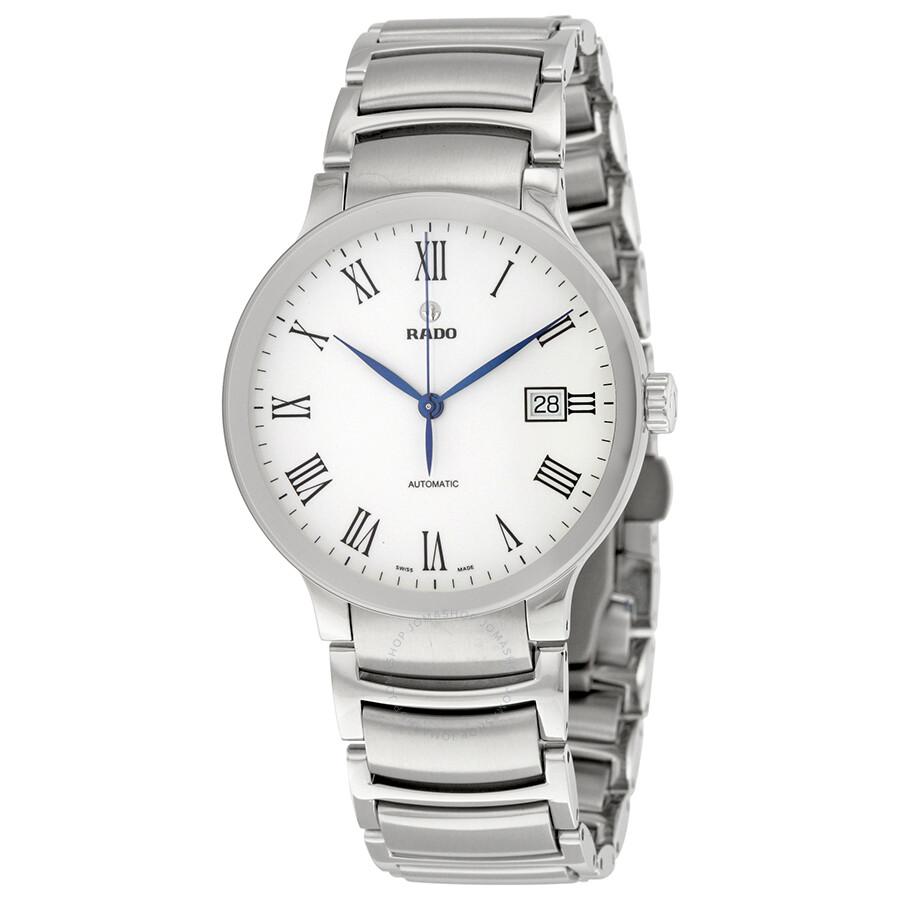 Rado Centrix Automatic White Dial Men's Stainless Steel Watch R30939013