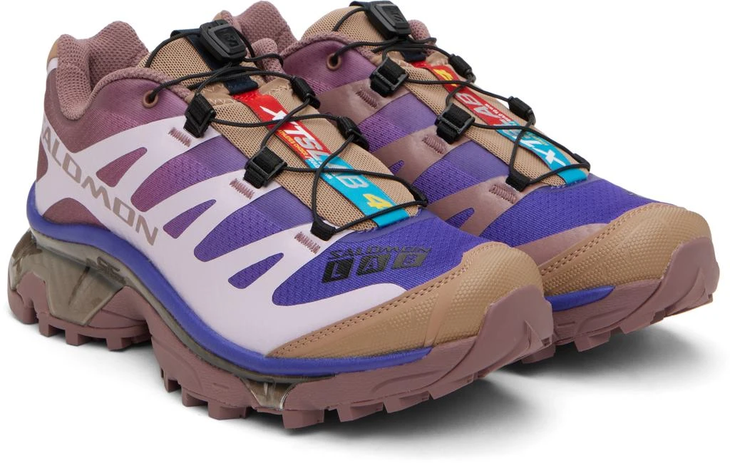 Salomon Purple & Brown XT-4 OG Sneakers 4