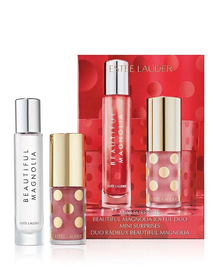 Estée Lauder Beautiful Magnolia Joyful Lip Oil + Perfume Gift Duo Set ($76 value)