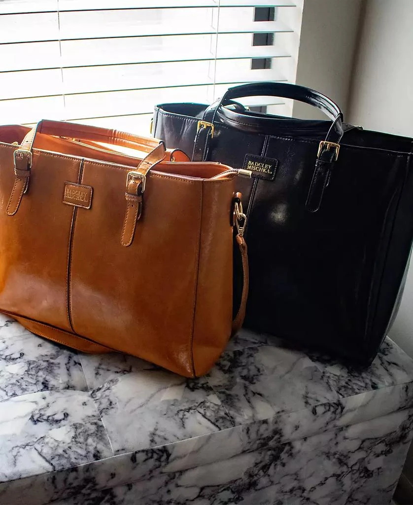 Badgley Mischka Julia Faux Leather Tote 2