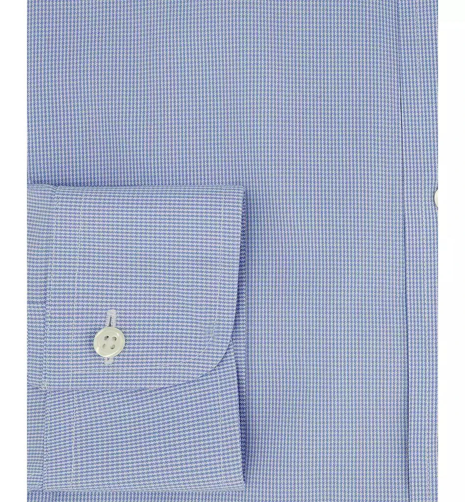 Brooks Brothers Men's Regular Fit Non-Iron Spread Collar Micro-Houndstooth Pinpoint Dress Shirt 5
