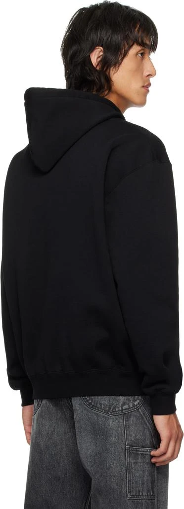 AURALEE Black Smooth Soft Sweat Hoodie 3