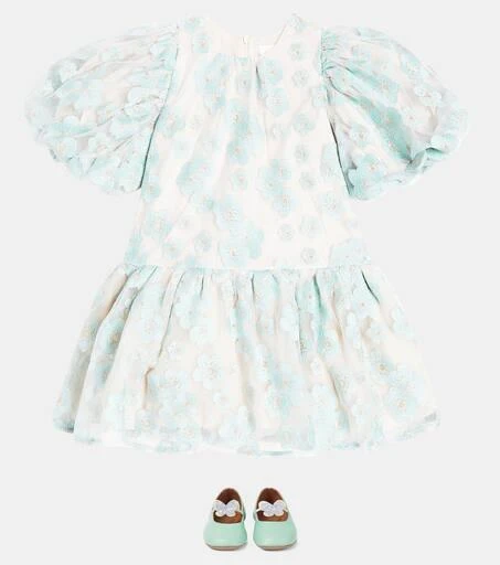 Petite Amalie Embroidered tulle dress 2