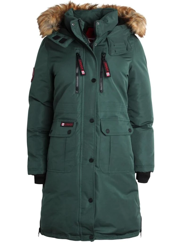 Canada Weather Gear OLCW991EC Womens Heavyweight Dual Pocket Parka Coat 9