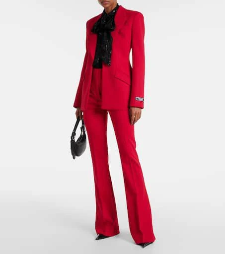 Versace Jacquard satin blouse 2