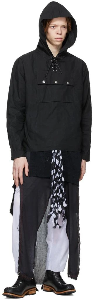 Youths in Balaclava Black Leather Lace-Up Boots 5