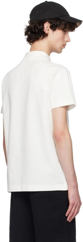 Burberry White Cotton Polo 3