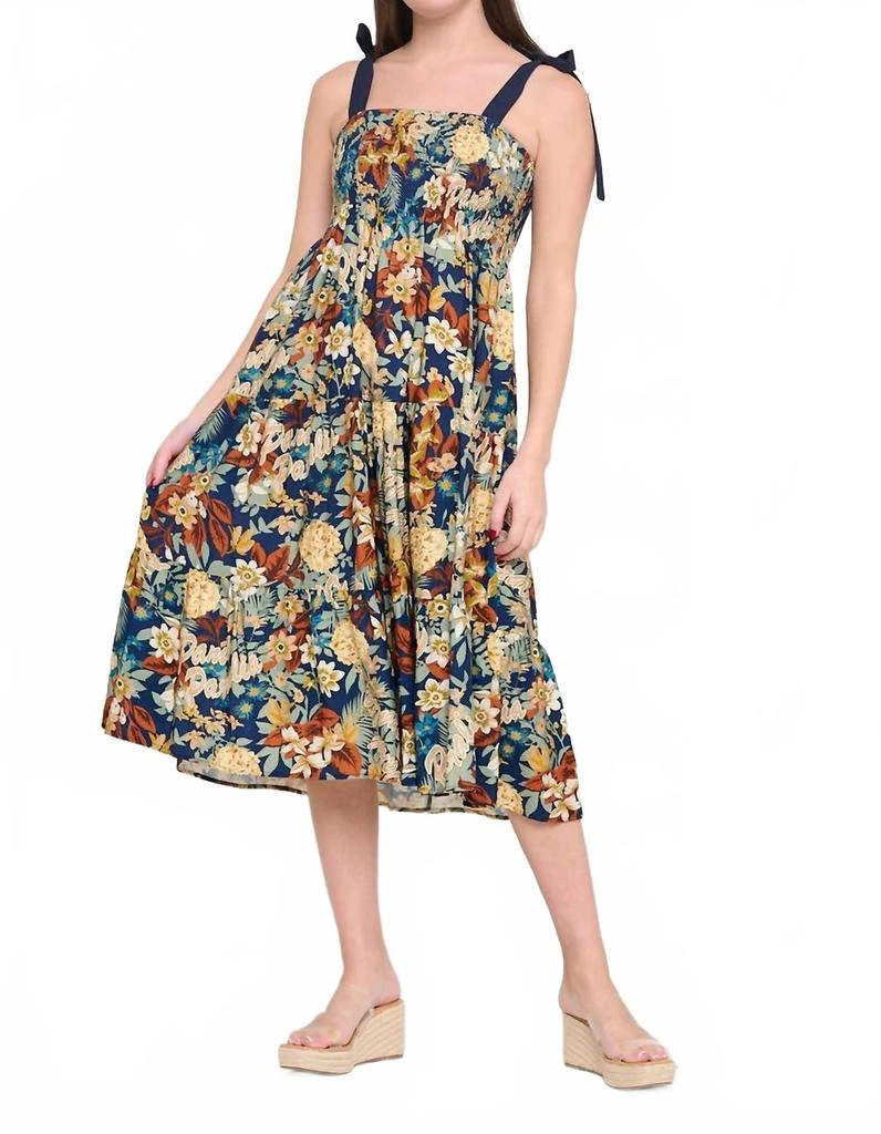 rainbow midi dress Blue Crystal Moths