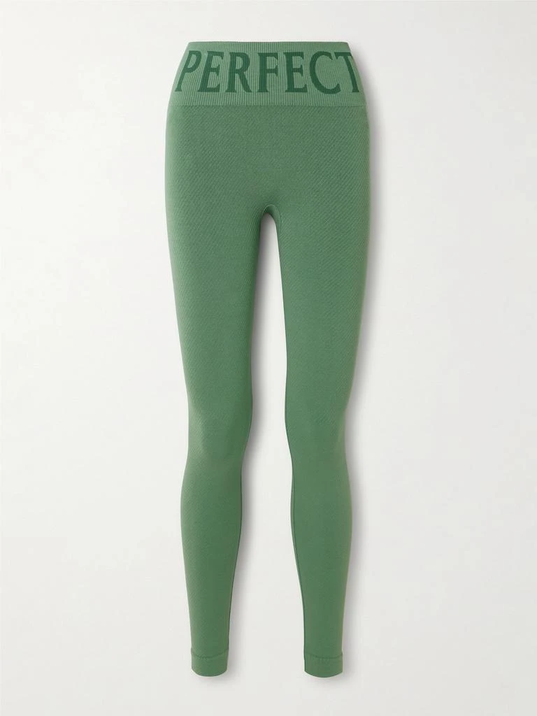 PERFECT MOMENT Ribbed Thermal Modal-blend Leggings