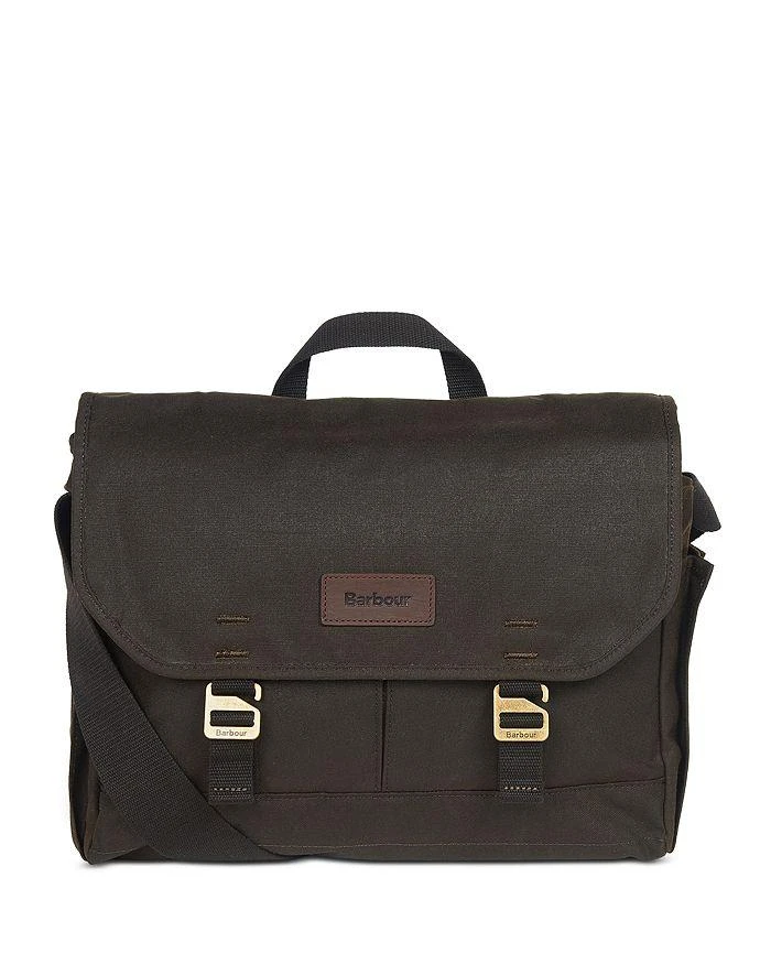 Barbour Essential Wax Messenger Bag 1
