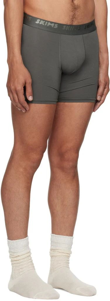 SKIMS Three-Pack Multicolor SKIMS Stretch 5" Boxer Briefs 5